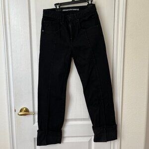 Alexander Wang Black EZ Jeans Size 25